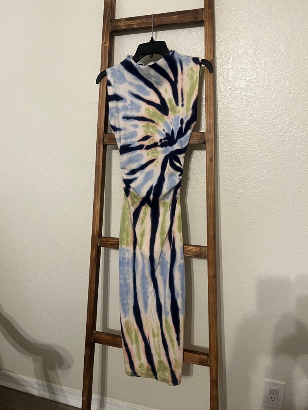 YFB ribbed tie dye midi dress